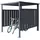 Westmann Fahrradgarage anthrazit 180x200x210cm Metall