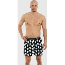 Lousy Livin Boxershorts 2 St. Schwarz M