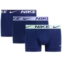 Nike Trunk Boxershorts Blau / Grün / Lila S 3er Pack