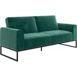 CosmoLiving by Cosmopolitan Cosmo Living Schlafsofa »Adley«, mit Schlaffunktion, Rückenlehne 2-teilig mit 3 Positionen, grün
