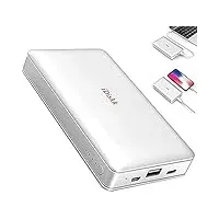 iDiskk MFi-Zertifikat 1TB Externe Festplatte für iPhone iPad Flash Speicher Kompatibel iOS Handy MacBook PC mit 10000mAh Powerbank 2 in 1 Externe Festplatte - APP Verwaltung