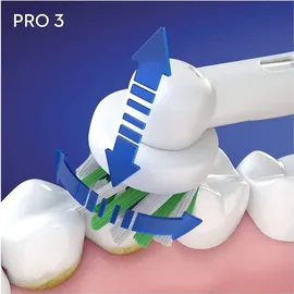 Oral-B Pro 3 3000 CrossAction blau + Aufsteckbürste