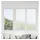 vidaXL Selbstklebende Fensterfolie Mattierte Streifen 45 x 1000 cm PVC