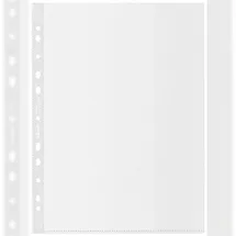 Esselte Prospekthüllen DIN A4 transparent genarbt 0,07 mm, 100 St.