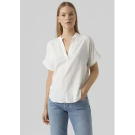 Vero Moda Blusenshirt Casual Splitneck Weiß S