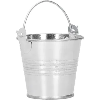 10 Stück Mini Blecheimer Konfettihalter Metall Hochzeitsdekoration, Süßigkeitenbox, Votivkerzen, Konfettieimer, Gartenbehälter, Party 4,4 X 5,5 cm