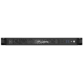 LANBERG SC01-4201-10B Modulares Servergehäuse Rack 1U schwarz 4 Lüfter 430x420x44,5 mm