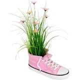 I.GE.A. Kunstblume »Grasbusch mit Margeriten im Turnschuh«, rosa