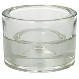 Papstar Kerzenhalter 2in1 Glas Transparent