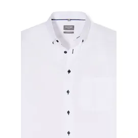 Olymp Luxor, comfort fit Button-down", Herren, Gr. 42, Normaler Arm, weiß, 100% Baumwolle, Hemden,