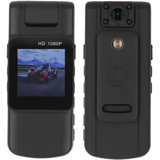 Tragbare Kamera WiFi, 1080P-Videoaufzeichnungskamera,Unterstützt Speichererweiterung Bis max. 128 G,Leicht und Tragbar,Einfach zu Bedienen,Magnetischer Rückenclip für Besprechungen