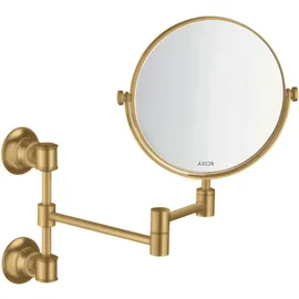 Hansgrohe Rasierspiegel Axor Montreux schw, neigbar, Wandmont., brush. gol opt