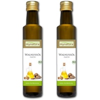 Mynatura Bio Walnussöl hochwertig natürlich 2 x 250ml Sparpaket Öl