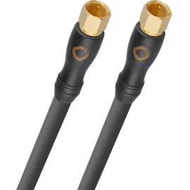 Oehlbach Satellitenkabel F-Stecker 1 m anthrazit