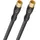Oehlbach Satellitenkabel F-Stecker 1 m anthrazit