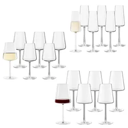 Stölzle Lausitz Power Wein- und Sektgläser 18er Set transparent 