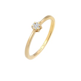 Elli Ring Solitär Verlobung Diamant (0.045 ct.) 585 Gelbgold
