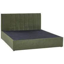 Atlantic Home Collection Boxbett Alva (4-5 (gut-sehr gut), wahlweise mit Matratze und Topper grün 120 cm x 211 cm