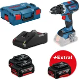 Bosch GSR 18V-60 C + 3 x Akku GBA 18V 5.0Ah + Ladegerät GAL 18V-40