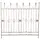 deluke Gartenzaun 124 x 116 cm Antik-Braun