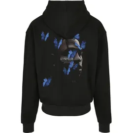 Upscale by Mister Tee Le Papillon Heavy Oversize Reißverschlusspullover Black L