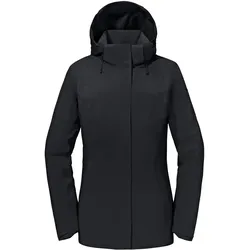 Damen Regenjacke "WETTER-FEST" Zipin - XS - schwarz