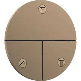 Hansgrohe ShowerSelect Comfort S Ventil Unterputz, 3 Verbraucher, brushed bronze