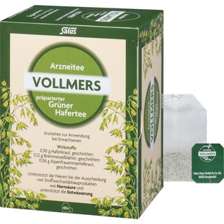 SALUS Vollmers präparierter grüner Hafertee Filterbeutel