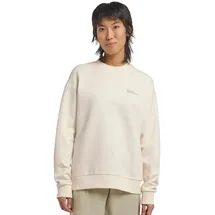 Jack Wolfskin Essential Crewneck Sweatshirt - Cotton White - M