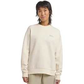 Jack Wolfskin Essential Crewneck Sweatshirt - Cotton White - M