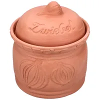 Mambocat Terra Zwiebeltopf aus Terrakotta Ø 17,8cm Aufbewahrungsbox Ton