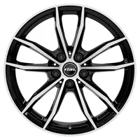 Rial X12 8,0 x 19 5 x 112 ET45 Schwarz/Weiß
