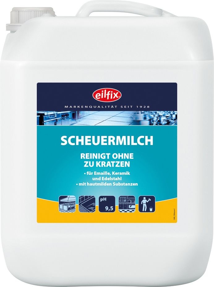 EILFIX SCHEUERMILCH reinigt ohne zu kratzen