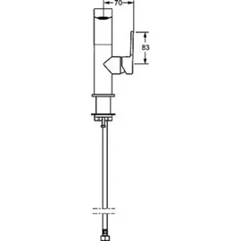 Hansa HansaLigna Einhandmischer chrom 55352203