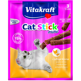 Vitakraft Cat-Stick mini Geflügel & Leber 60 x 6 g