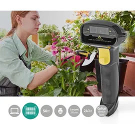 Nedis BSCNW1D100BK | Drahtloser Laser-Strichcode-Scanner 5V | Schwarz