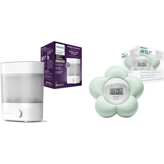 Philips Avent Sterilisator (Modell SCF293/00) & Avent Digitalthermometer (Modell SCH480/00)