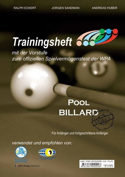 PAT Pool Billard Trainingsheft Start