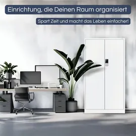 Jan Nowak DELUKE Aktenschrank 185 x 90 x 40 cm Weiß