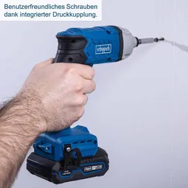 SCHEPPACH BC-DWD400MS-X inkl. 2 x 2,0 Ah + 2,4A Ladegerät