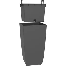 Pflanzen Kölle Diva Basalt 43,5 x 43,5 x 78,2 cm Grau
