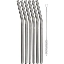 WMF Baric Trinkhalme aus Glas, 22 cm, 6 Stück