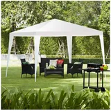 Costway Faltpavillon 3 x 3 m weiß