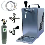 BieTal Bierzapfanlage Bierkühler BieTal® Bier Zapfanlage 30 Liter/h - SET Typ S Korb 2 Kg CO2