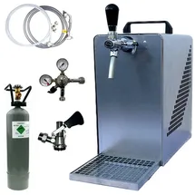 BieTal Bierzapfanlage Bierkühler BieTal® Bier Zapfanlage 30 Liter/h - SET Typ S Korb 2 Kg CO2