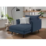 INOSIGN Loveseat »Lazio« moderner Sessel mit einer bequemen Polsterung, 2 Stk. Zierkissen blau