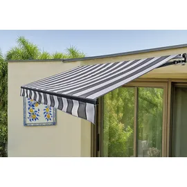 Garden Pleasure Gelenkarmmarkise 395 x 250 cm grau