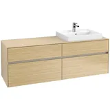 Villeroy & Boch Collaro Waschbeckenunterschrank C02300VJ 160 x 55 cm Nordic Oak