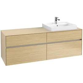 Villeroy & Boch Collaro Waschbeckenunterschrank C02300VJ 160 x 55 cm Nordic Oak