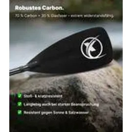 Nemaxx Carbon Speed SUP Paddel 3-teilig 702 g schwarz